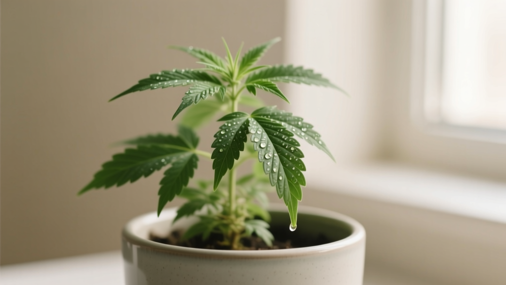 Indoor Weed Plant Watering Schedule to Stop Leaf Drop