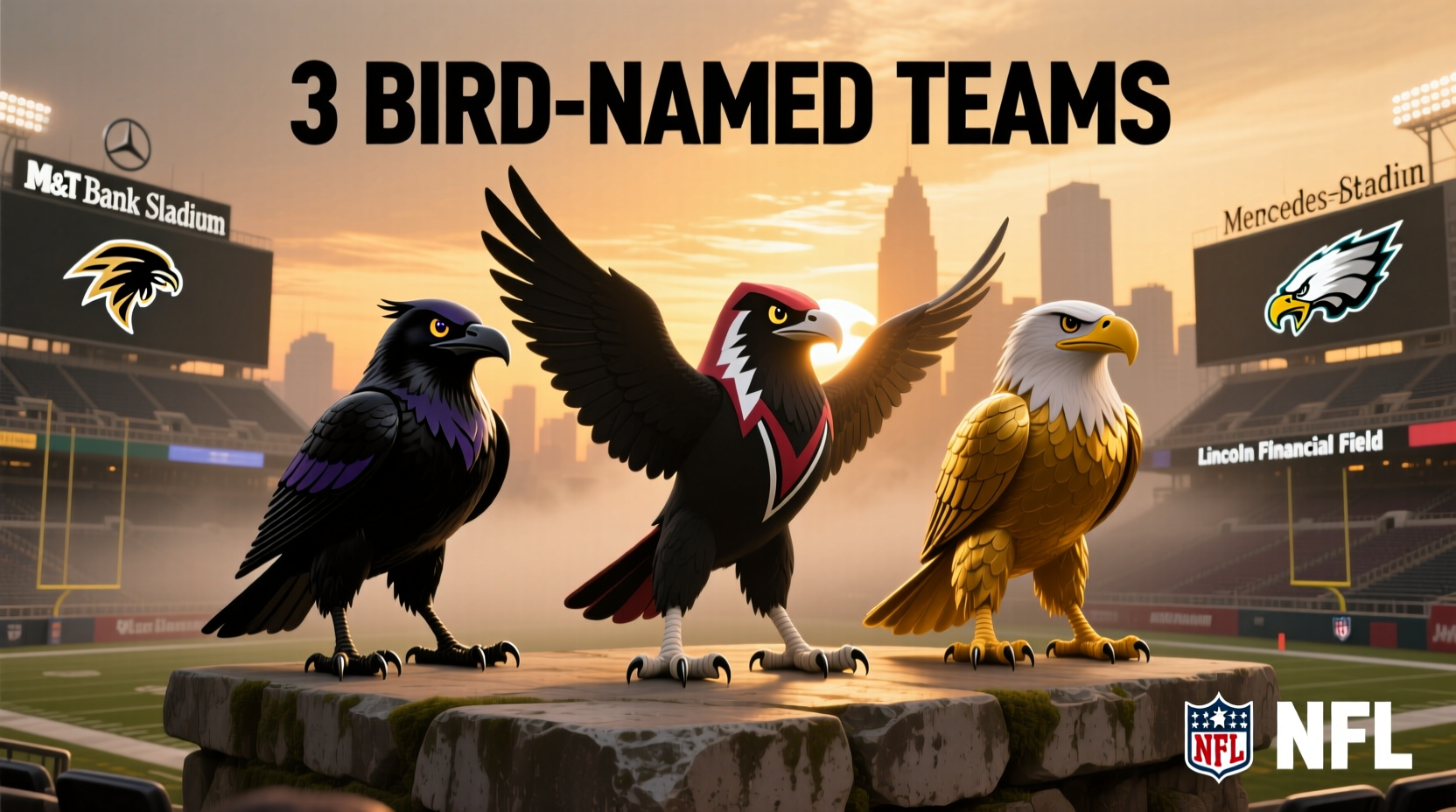 how many bird teams are in the nfl