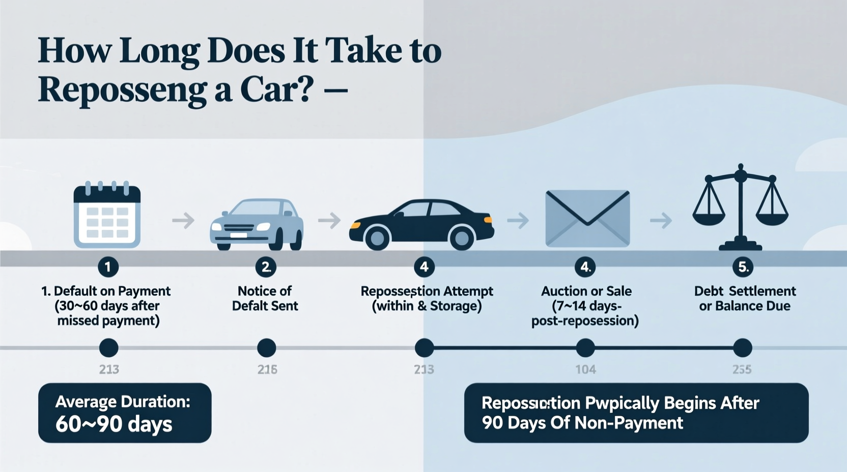how long does it take for repo a car