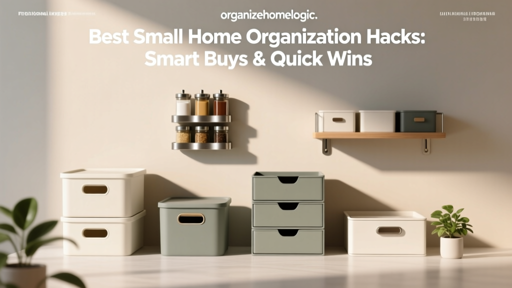 Best Small Home Organization Hacks: Smart Buys & Quick Wins