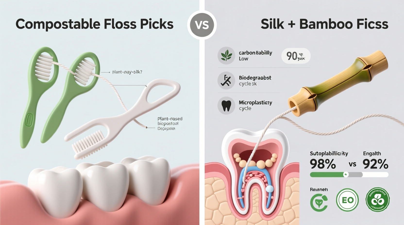 eco friendly dental floss which glides better