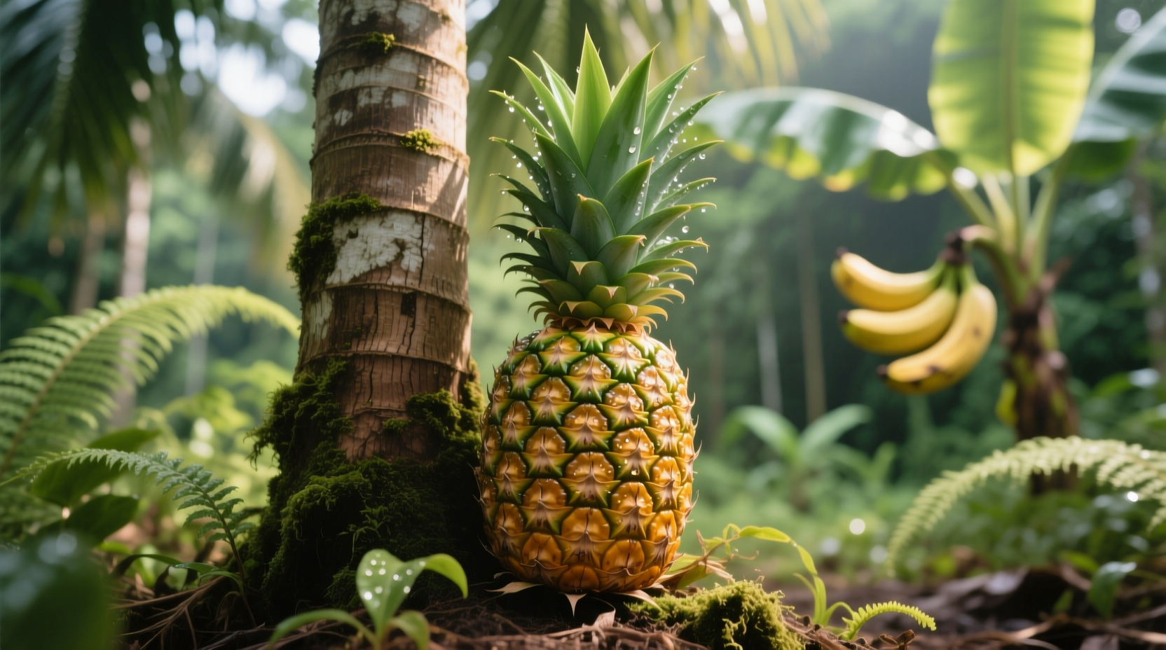do pineapples grow on trees
