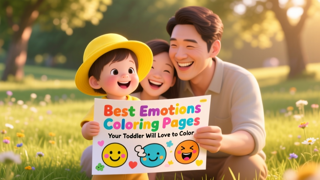 Best Emotions Coloring Pages Your Toddler Will Love To Color — Evidence-Based Tools for Early Emotional Literacy