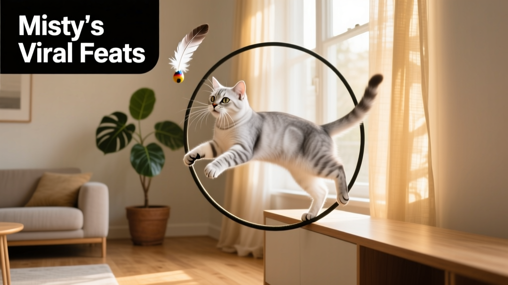 Cats Can Learn Tricks, Too: Watch Misty Flawlessly Perform a Set of Feats in Viral TikTok