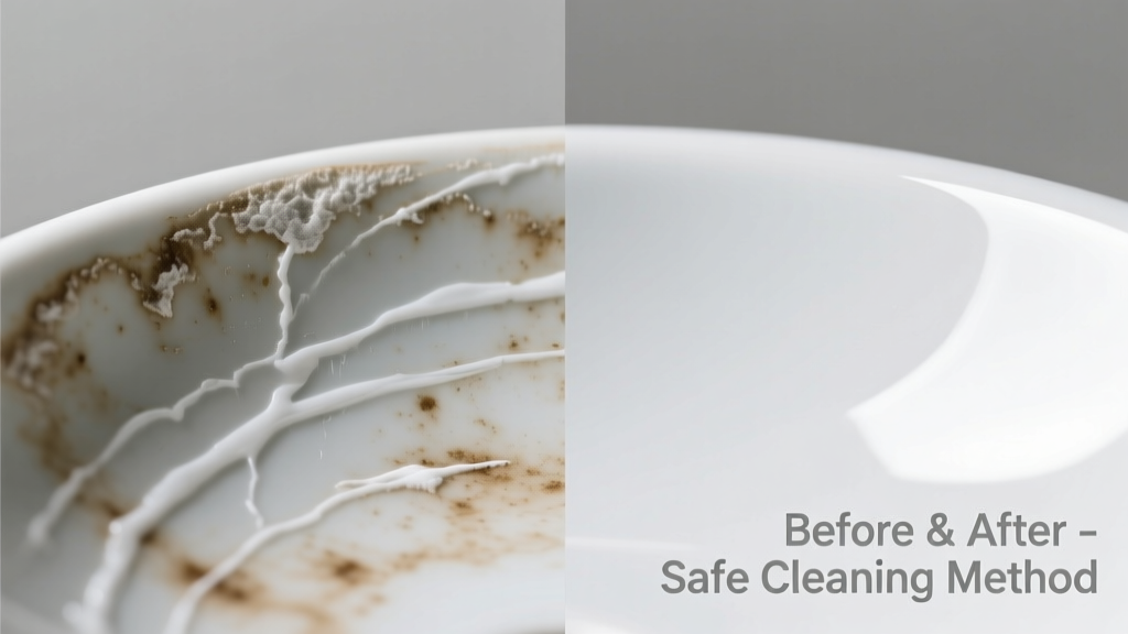 How to Remove Hard Water Stain from Porcelain Safely