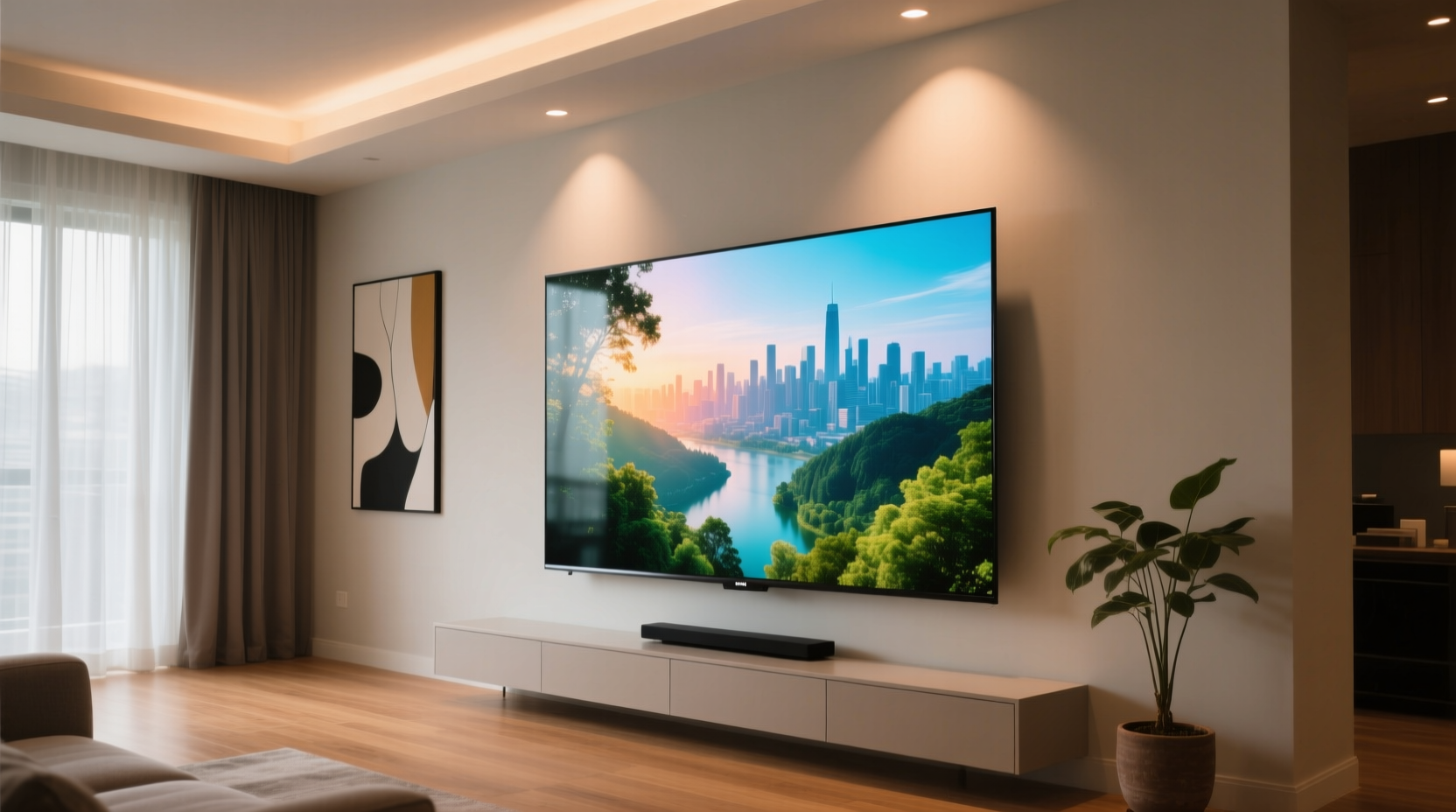 a bigger screen for less money use a 4k tv instead of