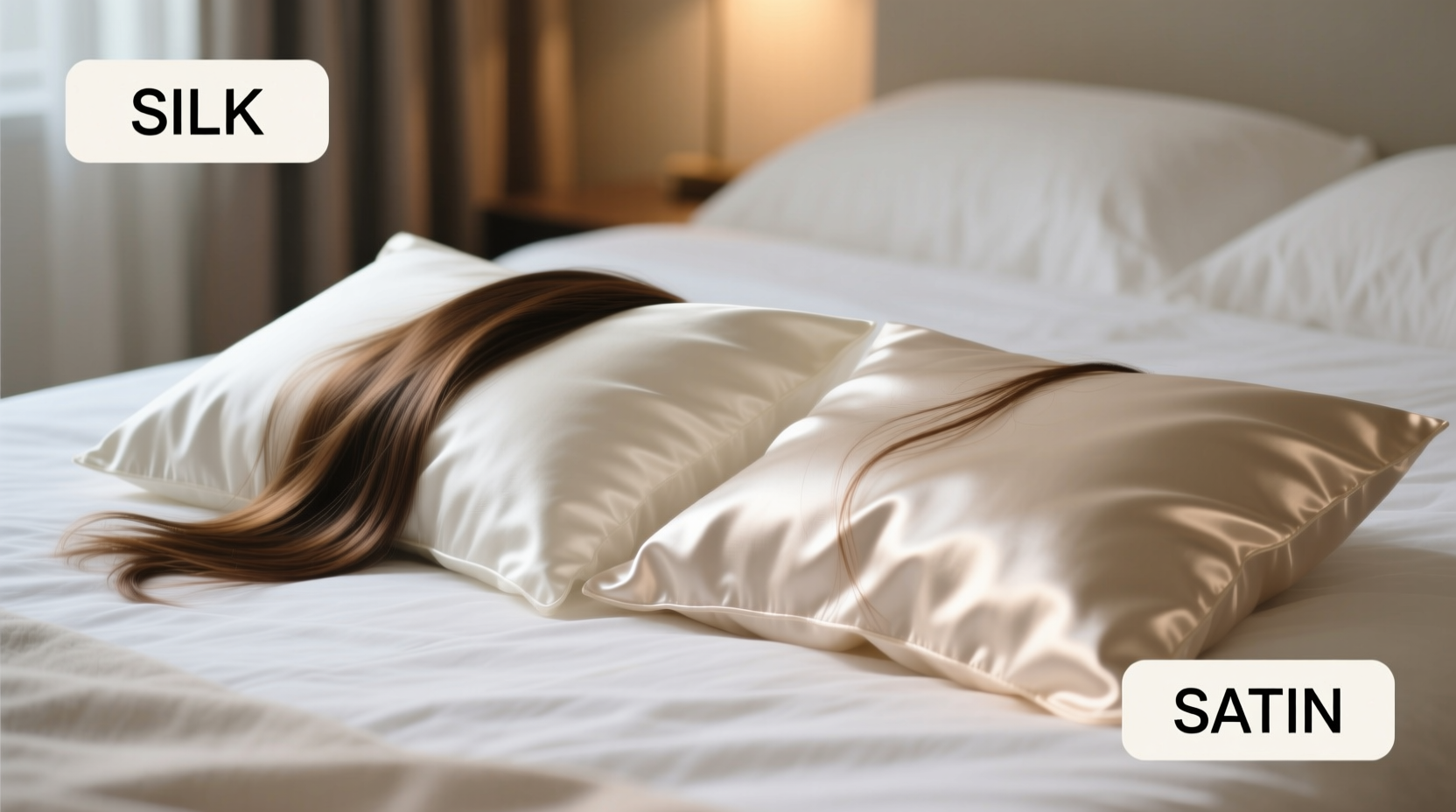 silk vs satin pillowcases which one actually prevents frizzy hair and sleep wrinkles