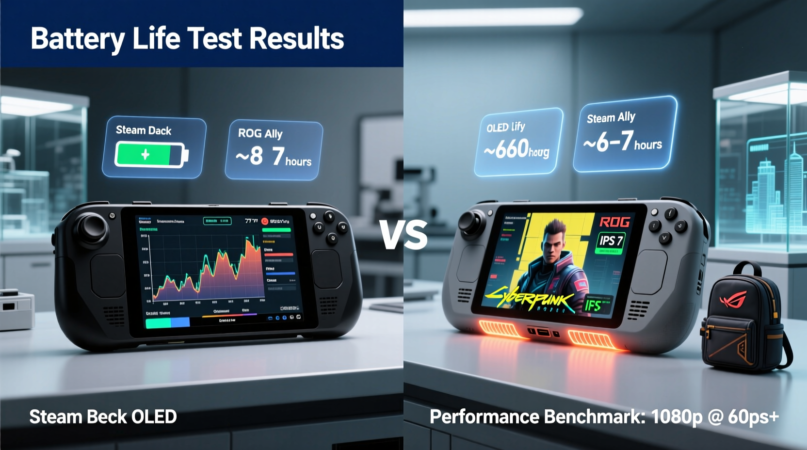 Steam Deck Oled Vs Rog Ally Battery Life Performance And Portability ...