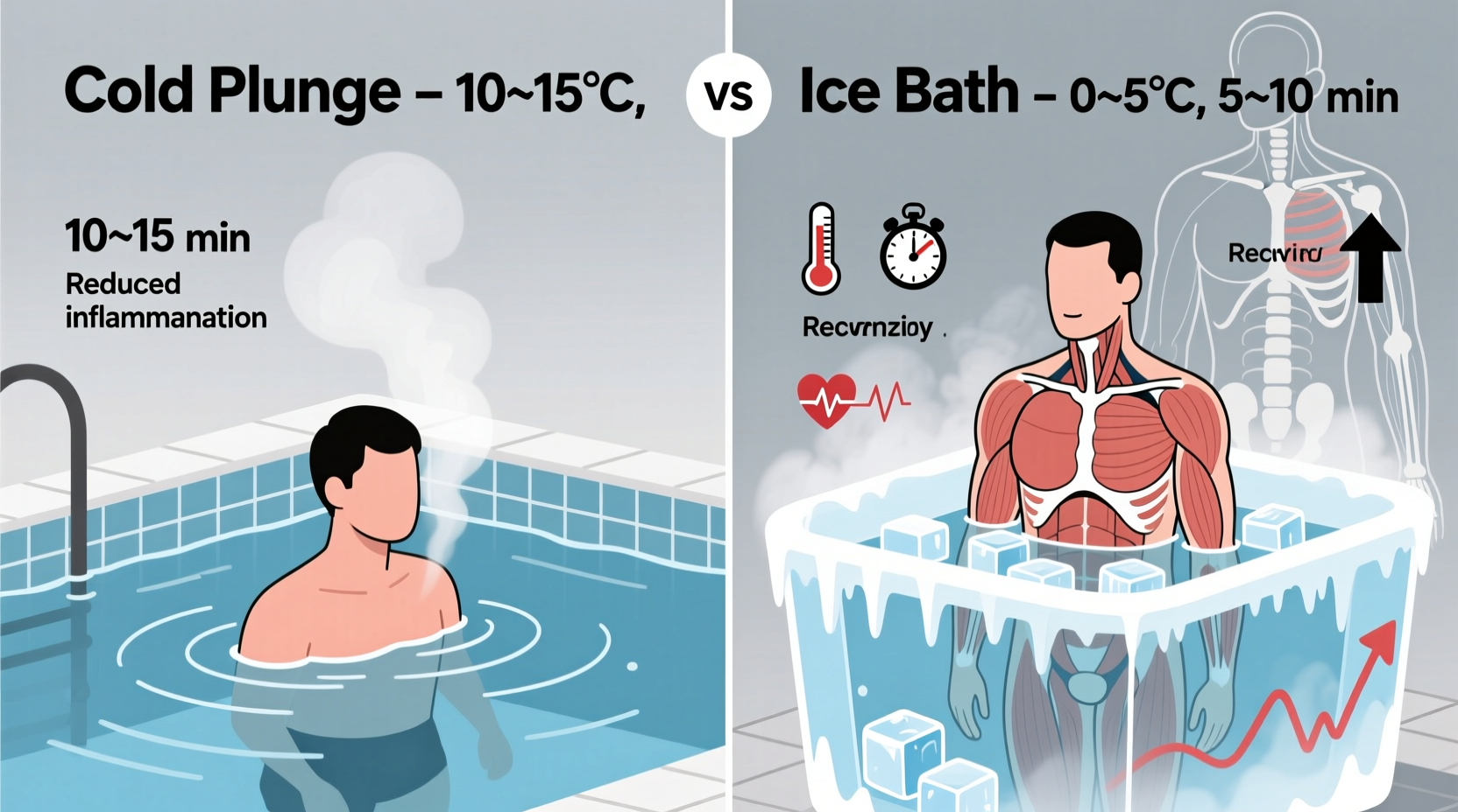 cold plunge vs ice bath subtle differences and which boosts recovery faster