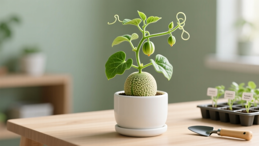 Muskmelon Indoor Sowing & Repotting Guide (2026)