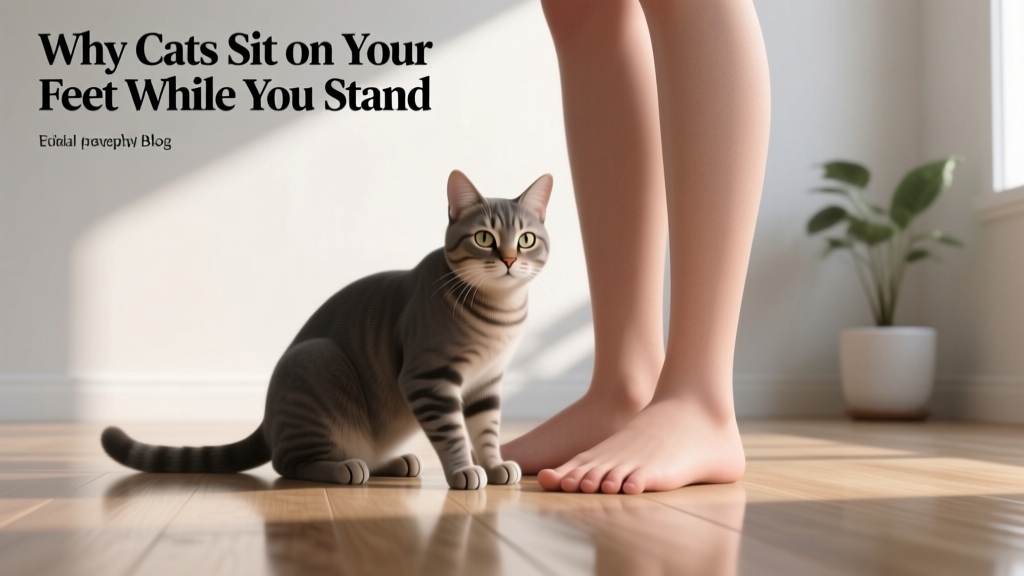 Why Cats Sit on Your Feet While You Stand
