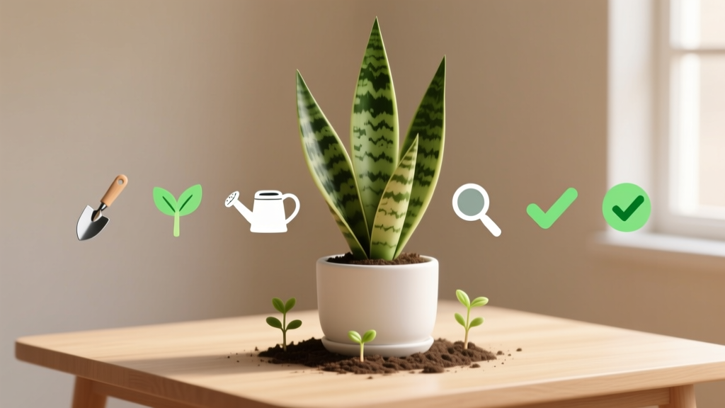 Snake Plant Propagation in Soil: 5-Step Foolproof Method