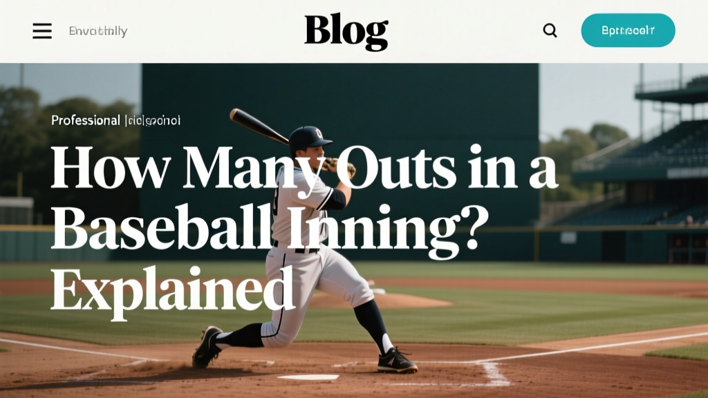 Three Outs How Many Outs in a Baseball Inning? Explained