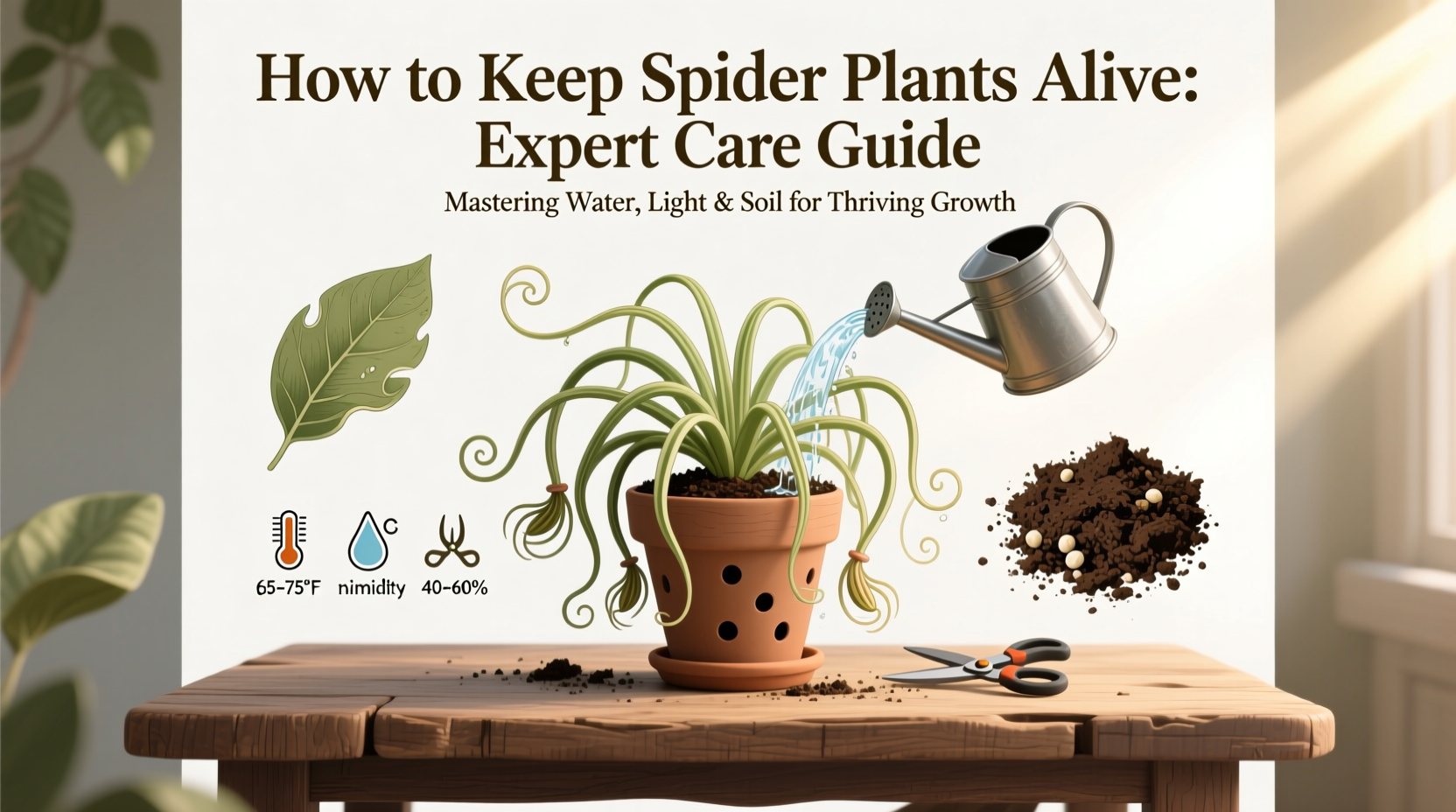 5 Spider Plant Care Secrets | TheHomeSprouts