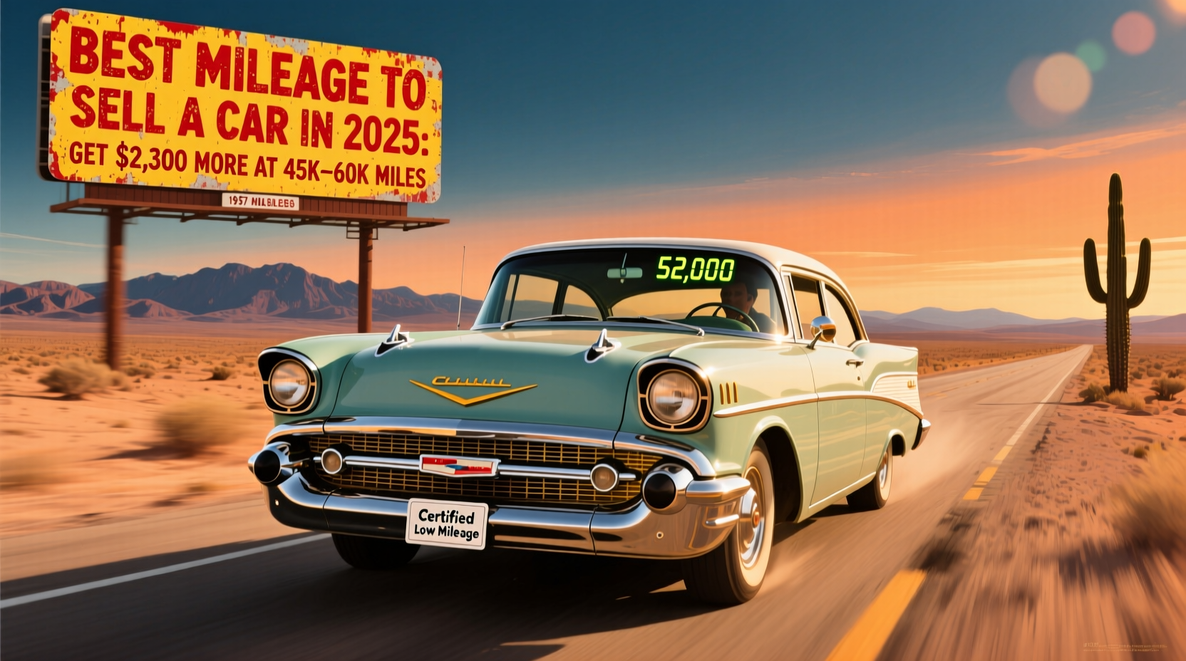 best mileage to sell a car