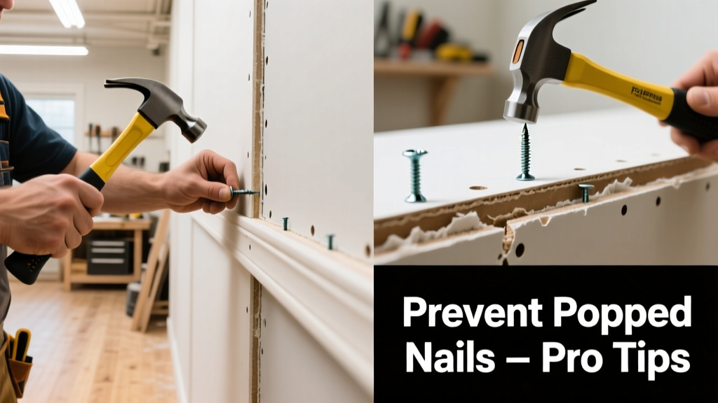 How to Prevent Popped Nail in Drywall and Trim