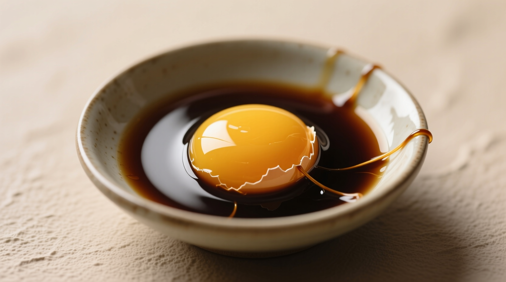 you should cure an egg yolk in soy sauce