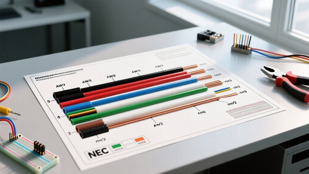 Electrical Wiring Diagram Symbols: Wire Gauge & Color Code Reference