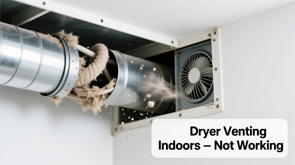 Dryer Venting Indoors Not Working at All: Quick Diagnosis
