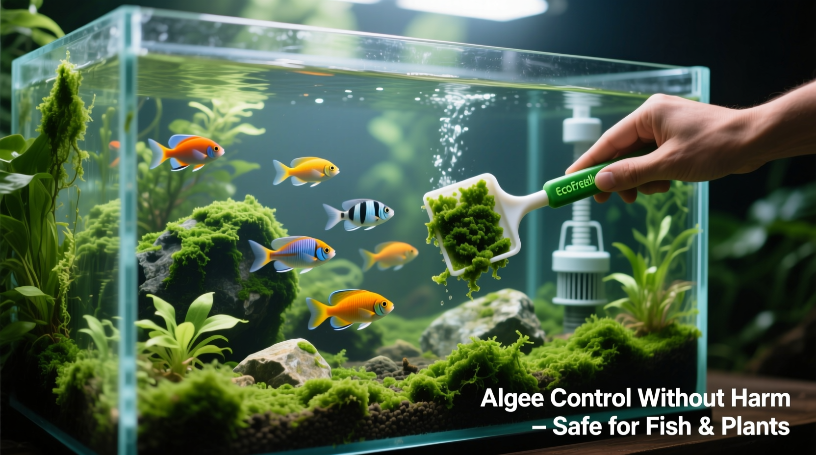 fish tank algae control without harming your fish