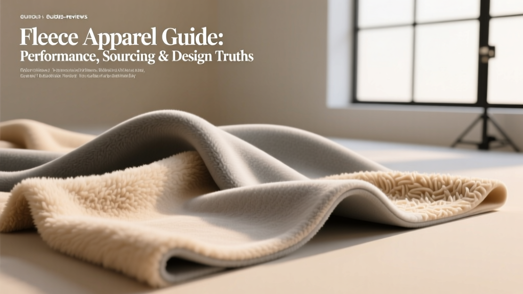 Fleece Apparel Guide: Performance, Sourcing & Design Truths