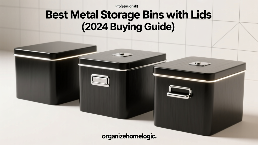 Best Metal Storage Bins with Lids (2024 Buying Guide)