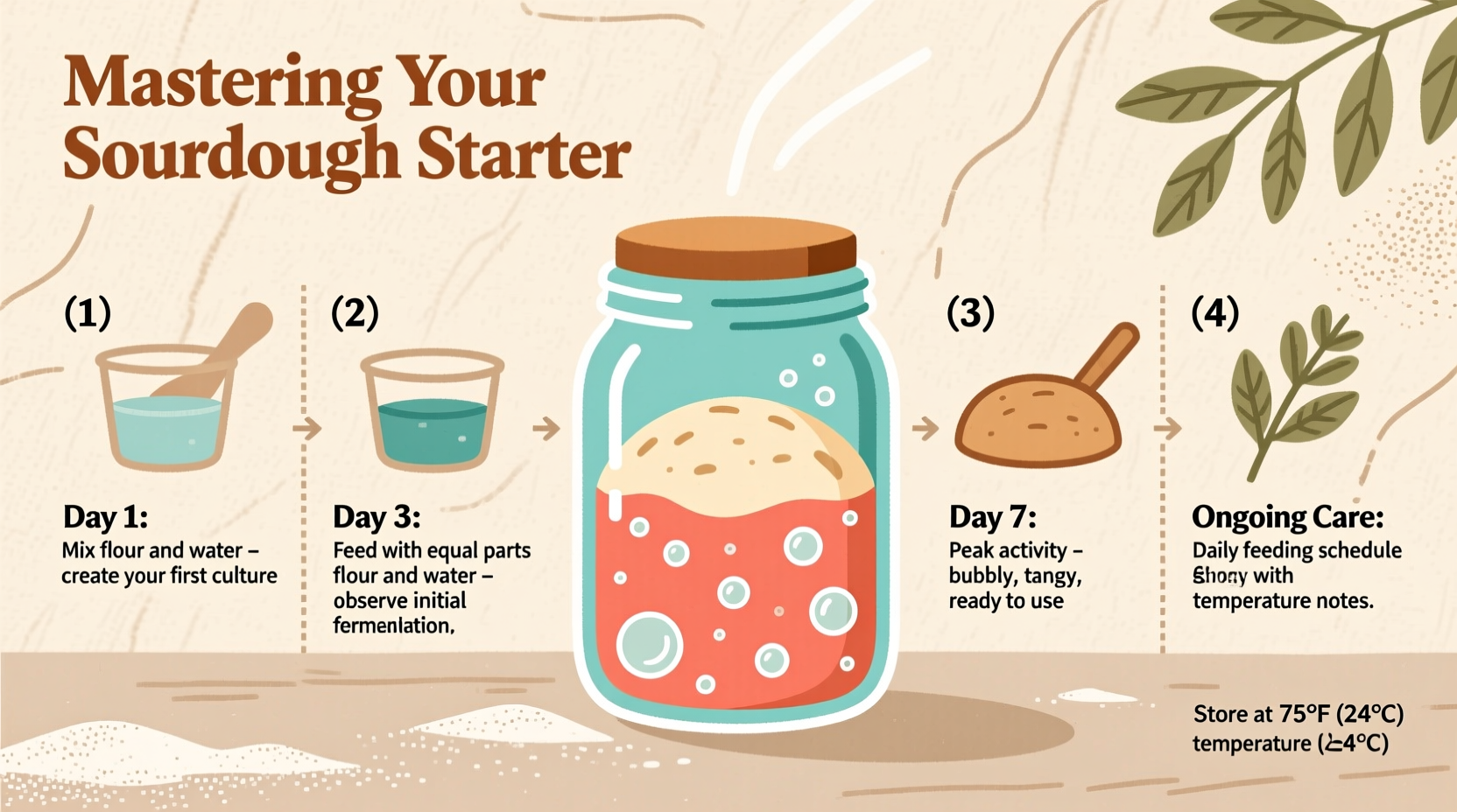 mastering sourdough starter a step by step guide to keeping it alive