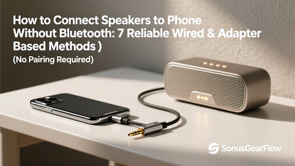 Connect Speakers to Phone Without Bluetooth (2026)