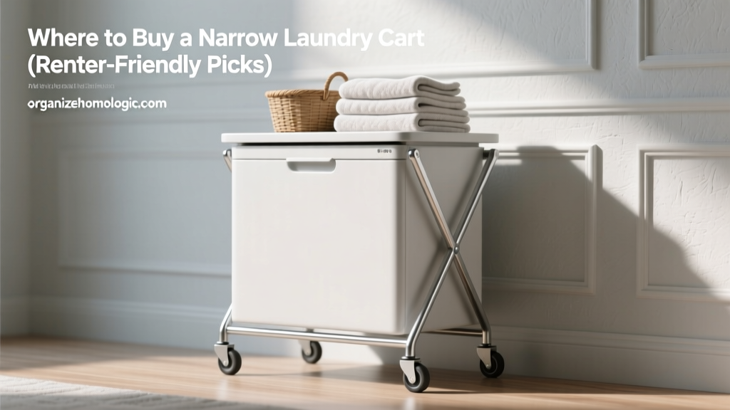 Where to Buy a Narrow Laundry Cart (Renter-Friendly Picks)