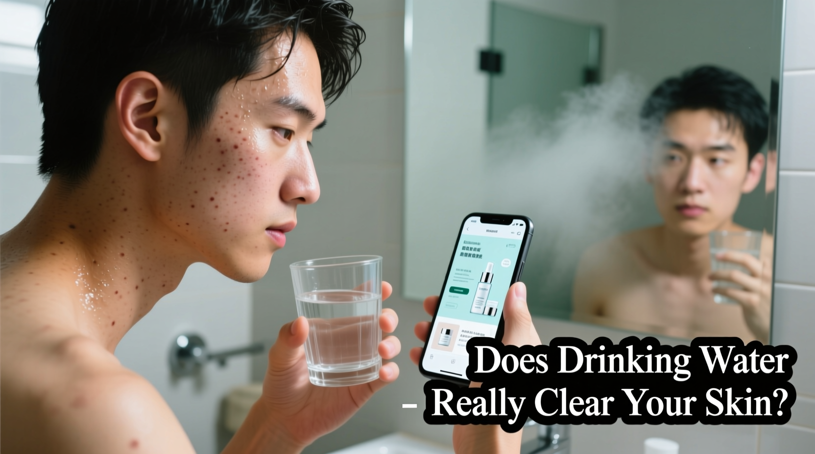 does drinking water really clear your skin or oversimplified