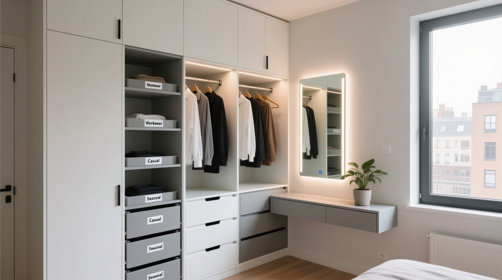 closet organization tips for small apartments