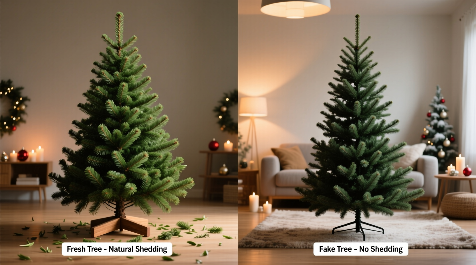 why is my christmas tree losing needles so fast fresh vs fake issues