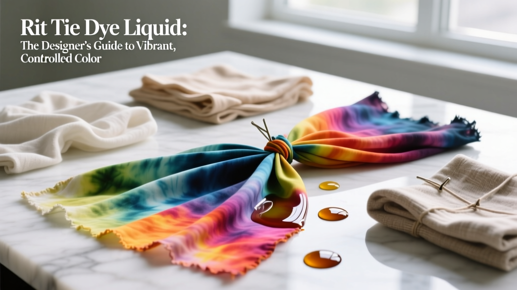Rit Tie Dye Liquid: The Designer’s Guide to Vibrant, Controlled Color