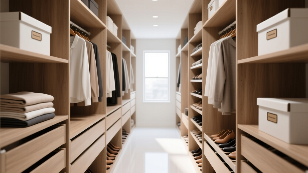 How to Organize a Long Narrow Master Closet