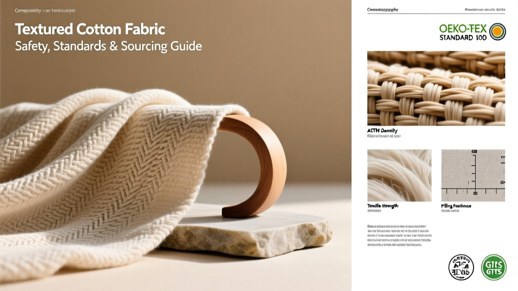 Textured Cotton Fabric: Safety, Standards & Sourcing Guide