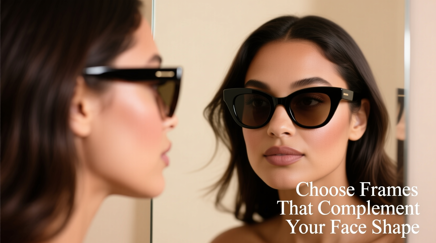 how to choose sunglasses that flatter round faces and enhance features