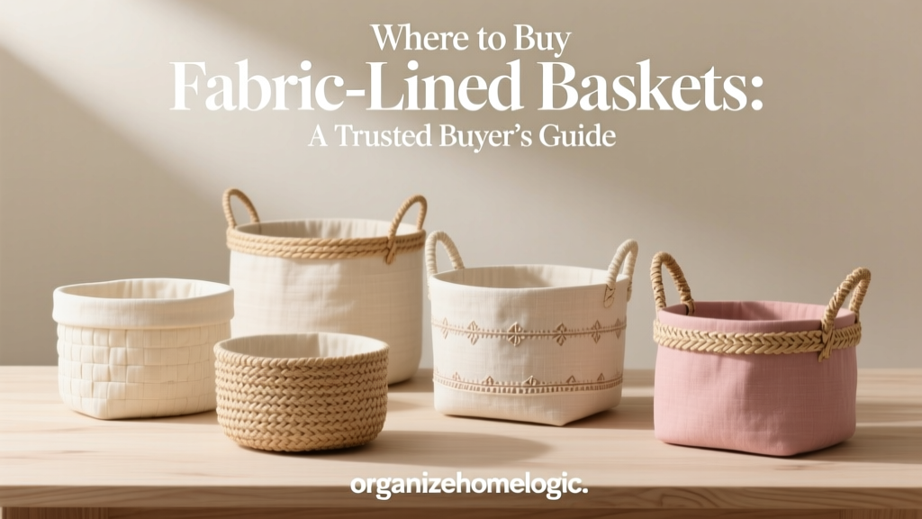 Where to Buy Fabric-Lined Baskets: A Trusted Buyer’s Guide