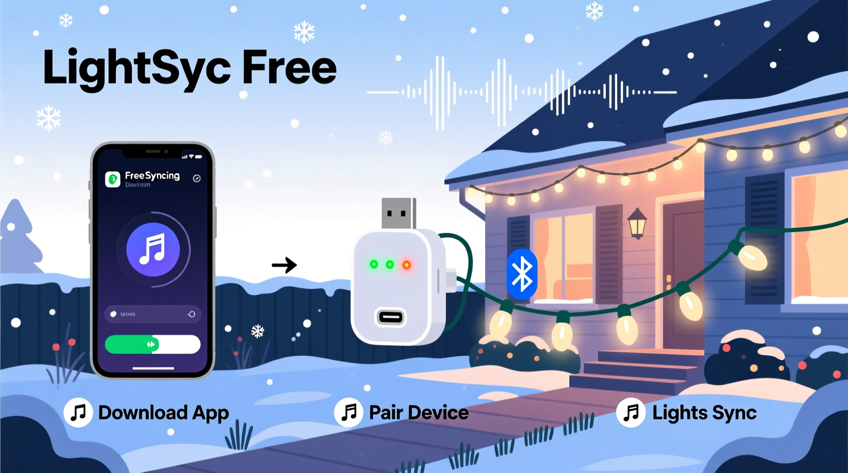 how to sync christmas lights to music using free apps and affordable controllers