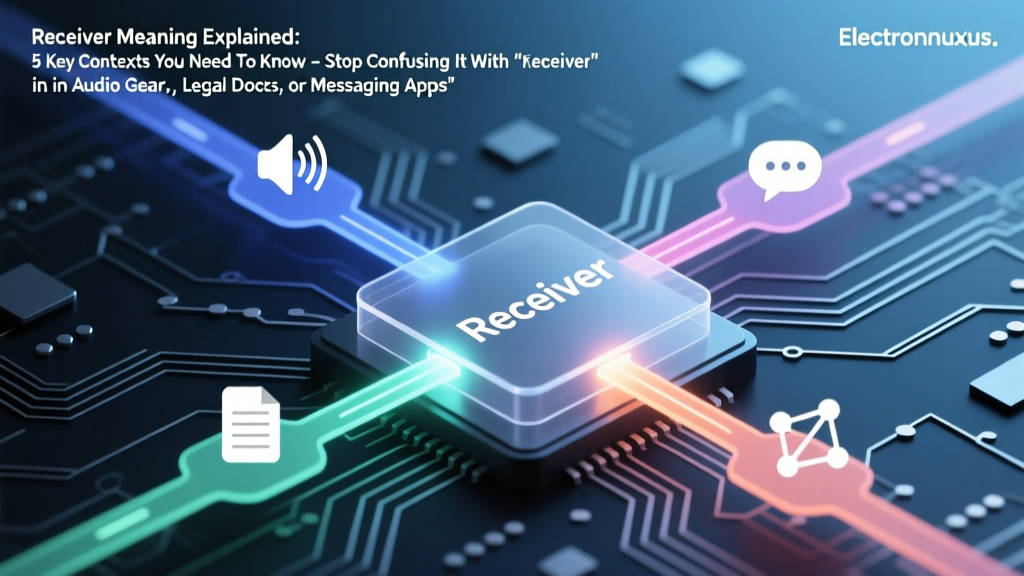 Receiver Meaning Explained 5 Key Contexts You Need To Know: Stop Confusing It With 'Receiver' in Audio Gear, Legal Docs, or Messaging Apps