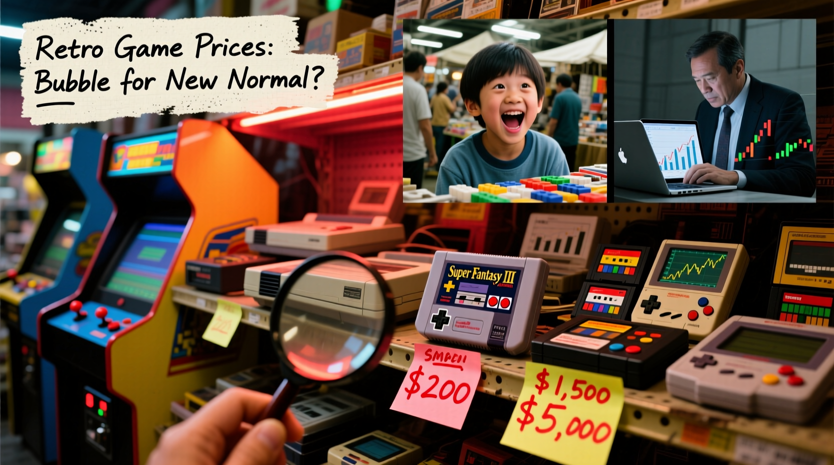 why are retro game prices exploding is it a bubble or the new normal