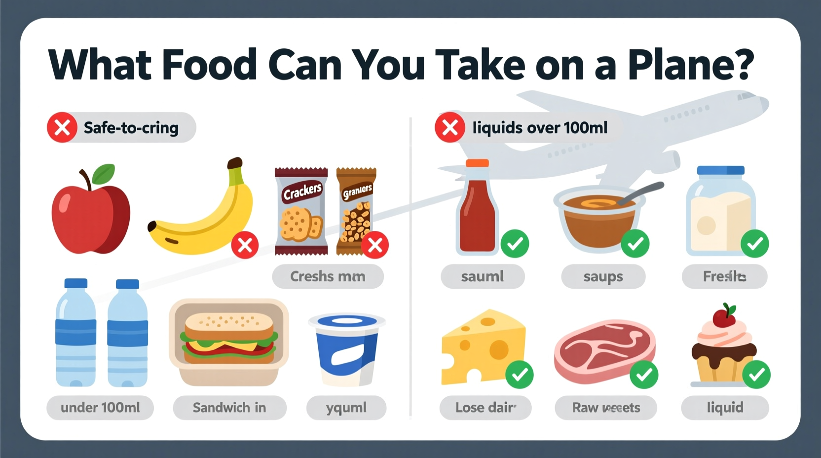 What Food Can You Take on a Plane: TSA Rules Explained