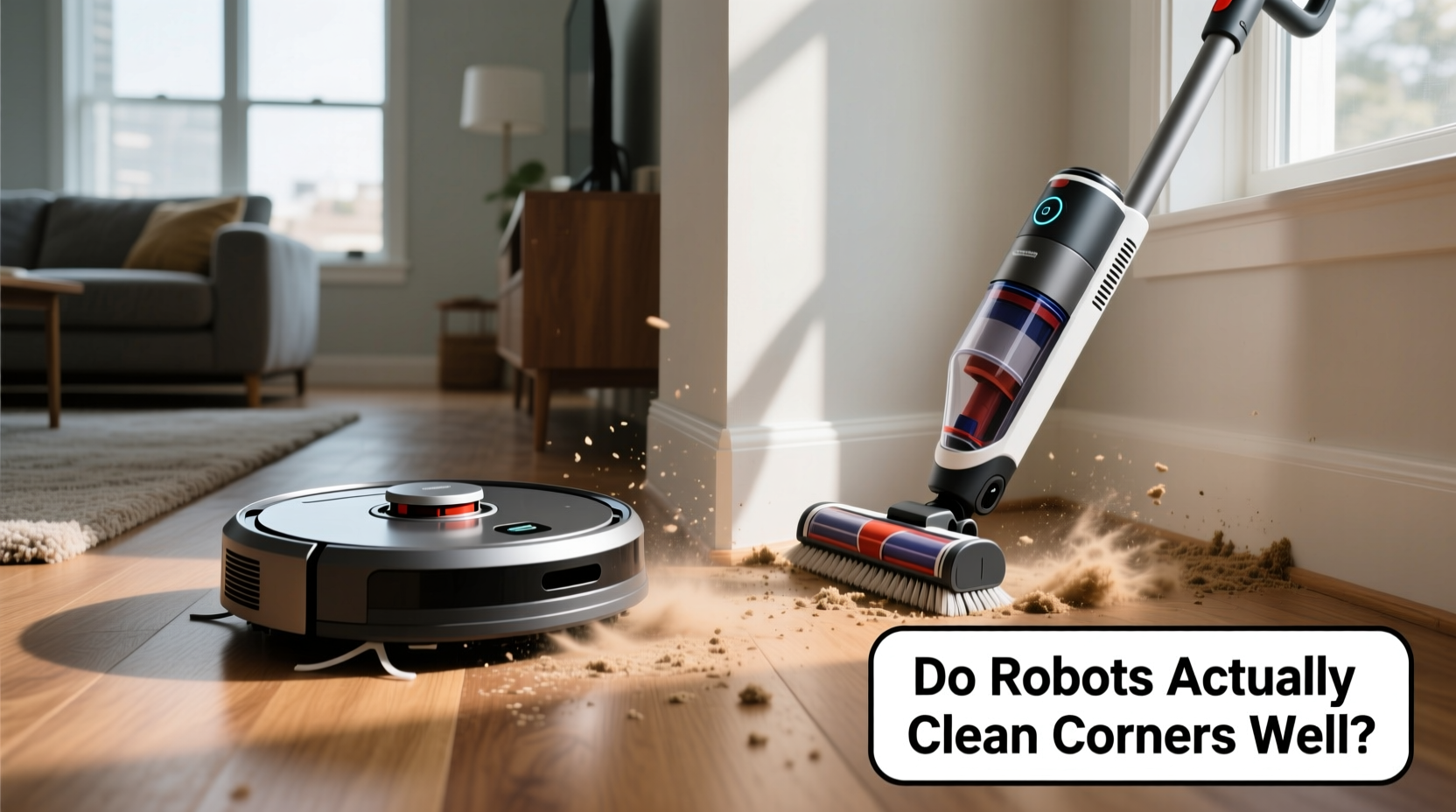 robot vacuum vs stick vacuum do robots actually clean corners well