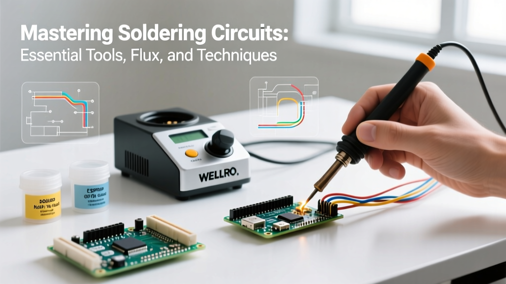 Mastering Soldering Circuits: Essential Tools, Flux, and Techniques