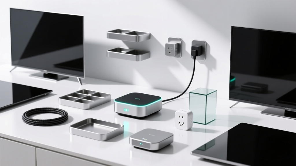 Cord Management for Smart Home Hubs: Concealing Power Ada...