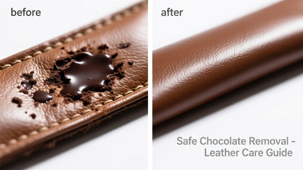 How to Remove Chocolate from Leather Safely