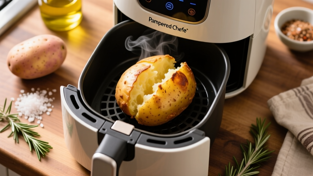 Perfect Baked Potato in Pampered Chef Air Fryer