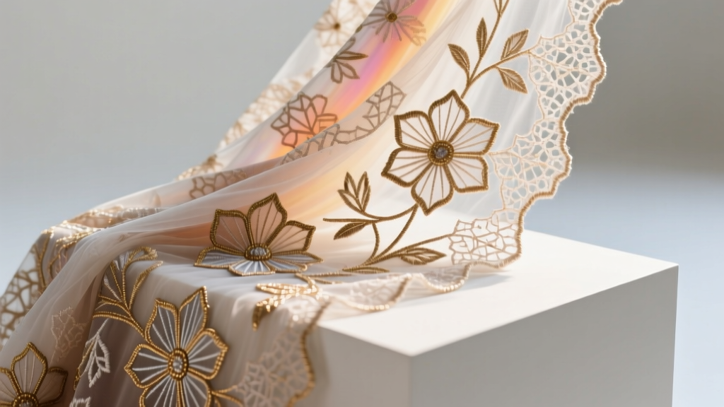 Embroidered Floral Lace Fabric: Guide for Designers & Sourcing Pros