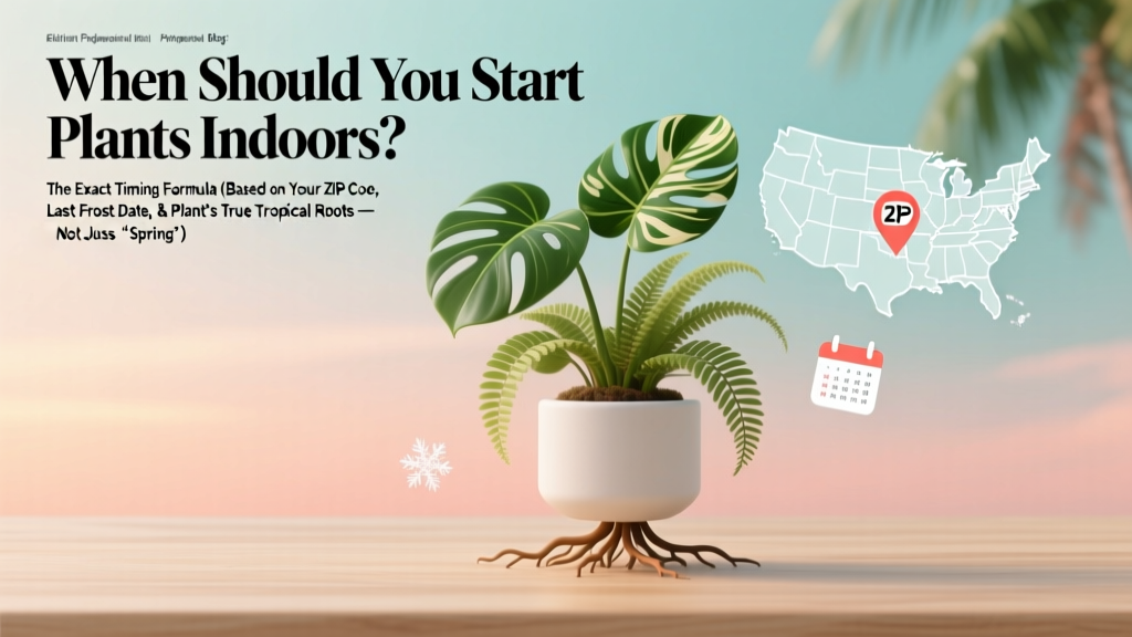 When to Start Tropical Plants Indoors (2026)