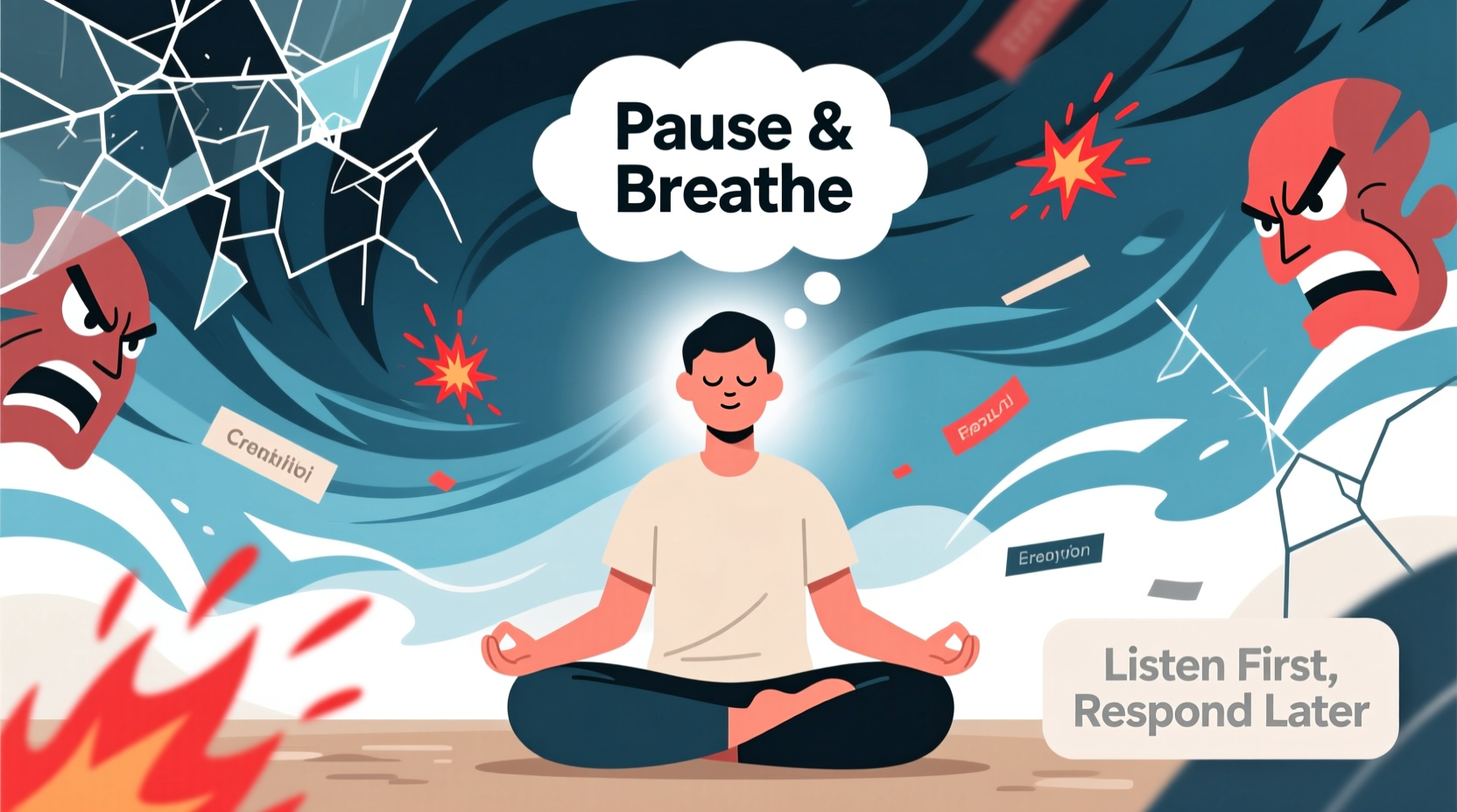 how to keep your cool during a heated argument using psychology tricks