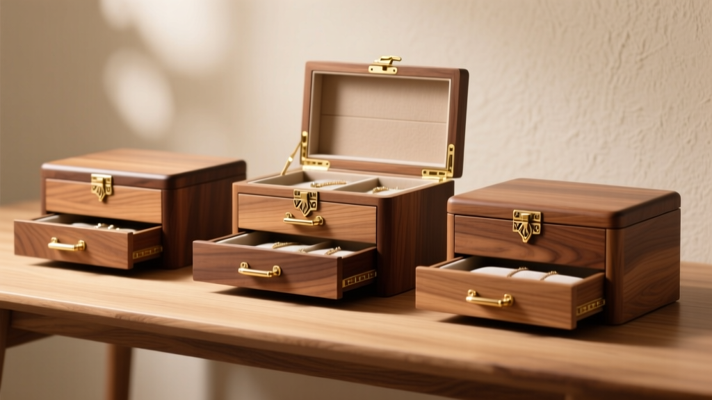 Best Large Wooden Jewelry Boxes with Drawers (2024)